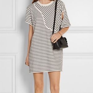 Maison Margiela cut out striped dress